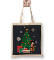 Goten Around The Christmas Tree Dragonball Z Bez Çanta Uzun Saplı