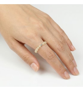 Açık Renkli Sitrin Taşı Lastikli Yüzük – 3.5 mm