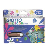 Giotto Decor Metalik Keçeli Kalem 5 Renk 452900