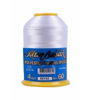 Altınbaşak Polyester Dantel İpliği 4 Kat No 60 - Beyaz