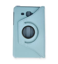 Galaxy T280 Tab A 7 Kılıf 360 Tablet Deri Kılıf - Turkuaz