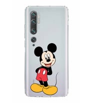 Xiaomi  Mi Note 10  Kamera Korumalı Kapak Mickey Mouse Tasarımlı Şeffaf  Kılıf