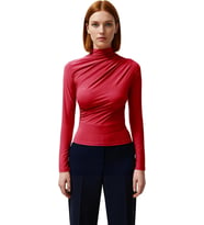 Moda Kare Yaka Örme Slim Düz Desen Casual Günlük Crop Kısa Kol Bluz