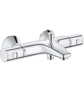 Grohe Precision Start Termostatik Banyo Bataryası, Su Tasarruflu, Krom, 34598000 (Çok Renkli)