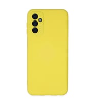 Samsung Galaxy M23 Kılıf Nano İçi Kadife Silikon - Sarı
