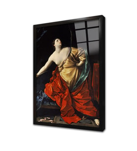 Lucretia Çerçeveli Cam Tablo