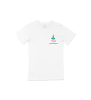 Mindfulness Concentration Cep Logo Tasarımlı Beyaz Tişört