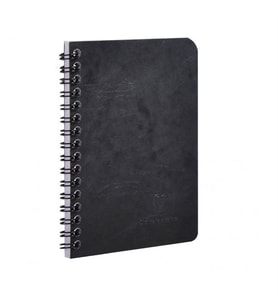 Clairefontaine Age Bag Wirebound A6 Kareli Defter Siyah 785921C