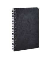 Clairefontaine Age Bag Wirebound A6 Kareli Defter Siyah 785921C