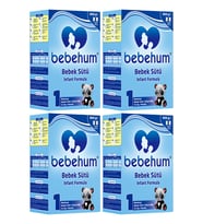 Bebehum 1 Numara Bebek Sütü 0-6 Ay 800 gr x 4 Adet