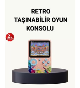 500 Klasik Oyunlu Retro Oyun Konsolu Taşınabilir Ve Tv Bağlantılı