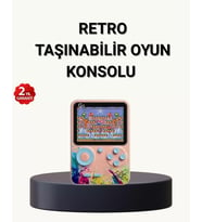 500 Klasik Oyunlu Retro Oyun Konsolu Taşınabilir Ve Tv Bağlantılı