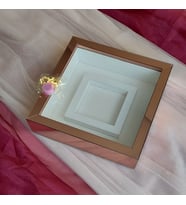 Ledli Rose Pleksi kaplı Derin Çerçeve Gül Tasarımlarınız İçin(Fotoğraf Hediye)