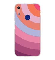 PrintiFy Huawei Honor 8A Uyumlu Kamera Korumalı Renk Cümbüşü F Tasarımlı Şeffaf Silikon Kılıf