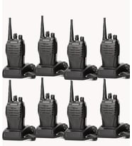 8 adet baofeng BF-999s telsiz seti siyah renk baofeng telsiz 8 adet set baofeng BF-999s el telsizi bf-888s bf-999s zt-v68 Telsiz Walkie Talkie + (KULAKLIK HEDİYELİ)