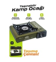Portatif Kamp Ocağı 2.3kw Taşınabilir Tekli Gazlı Ocak Rüzgar Geçirmez