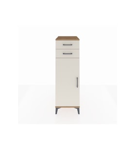 Kronos Dolap 2 Raflı 2 Çekmeceli Tek Kapaklı 44x59x134 Çam-Aytaşı