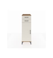 Kronos Dolap 2 Raflı 2 Çekmeceli Tek Kapaklı 44x59x134 Çam-Aytaşı