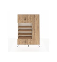 Arges Dolap 11 Raflı 5 Kapaklı 132x30x195 Aytaşı-Çam/Çam