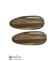 Akasya Sunum Tabağı - 2'li / Oval