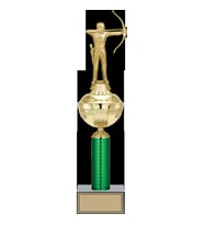 ODAK KUPA - Figürlü Kupalar - Okçu Figürlü Kupalar FG-049 A - 42 cm