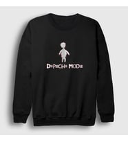 Presmono Unisex Siyah Angel Depeche Mode Sweatshirt 139703tt