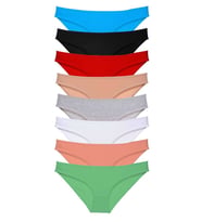 8 adet Süper Eko Set Likralı Kadın Slip Külot Set 1