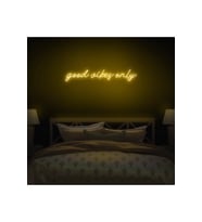 good vibes only Yazılı Neon Tabela