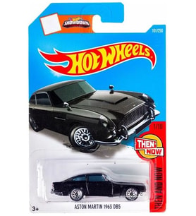Hot Wheels - Aston Martin 1963 Db5 (1/64) Siyah - Yurt Dışı Uzun Kartonet - 2016 Serisi