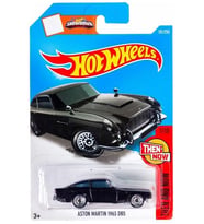 Hot Wheels - Aston Martin 1963 Db5 (1/64) Siyah - Yurt Dışı Uzun Kartonet - 2016 Serisi