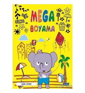 Mega Boyama Sarı Kitap