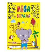 Mega Boyama Sarı Kitap