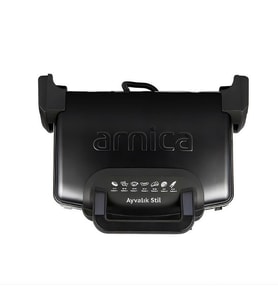Arnica GH26262 Ayvalık Stil Tost Makinesi Siyah