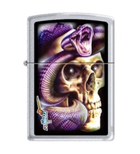 Zippo Mazzi - Skull Snake Çakmak - 205-014712