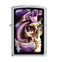 Zippo Mazzi - Skull Snake Çakmak - 205-014712