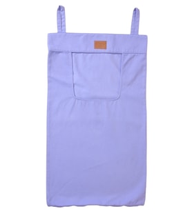 Asılabilir Mavi Denim Çamaşır Torbası Alttan Fermuarlı 50 x 100 Cm