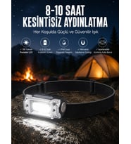Kafa Lambası Kamp Feneri Balıkçı Feneri Başlıklı Suya Dayanıklı