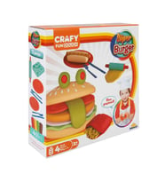 Crafy Süper Burger Oyun Hamuru Seti 200 gr. 12 Parça