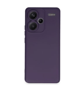 Xiaomi Redmi Note 13 Pro Plus Kılıf Nano İçi Kadife Silikon - Mor