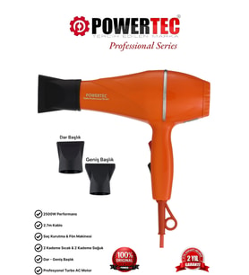 Powertec TR-501 Profesyonel Renkli Fön Makinesi
