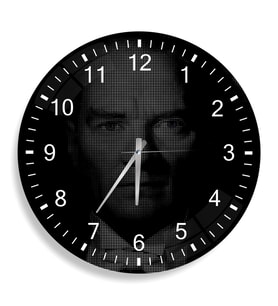 Atatürk Cam Saat - 40 cm