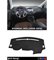 Hyundaı Ix35 (2009-2015) 3d Torpido Koruma Kılıfı - Ön Göğüs Panel Kaplama - Siyah Şerit