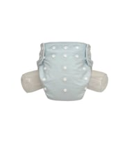 BEZHANE Baby YBB Yıkanabilir Bebek Bezi Cepli Buz Mavisi Çıt Çıtlı(8kg-18kg) (Çok Renkli)