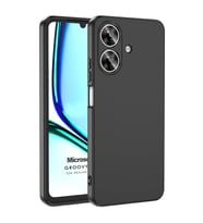 Microsonic Realme Note 60 Kılıf Groovy Soft Siyah (Siyah)