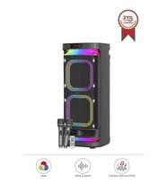 Torima KTS-1991 Led Işıklı Mikrofonlu Kumandalı Bluetooth Hoparlör (Siyah)