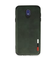 Galaxy J7 Pro / J730 Kılıf Loop Deri Silikon - Yeşil