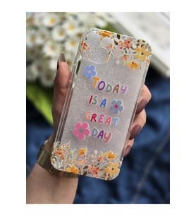 Iphone 15 PLUS Uyumlu Baskılı Şeffaf Telefon Kılıfı