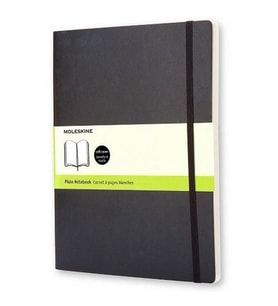 Moleskine Yumuşak Kapak Defter Siyah (Çizgisiz - 21.6x27.9) - 2787