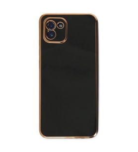 Galaxy A03 Kılıf Volet  - Siyah