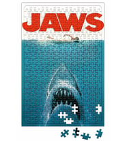 Jaws Horror Korku Film Movie Spielberg Crossover Puzzle